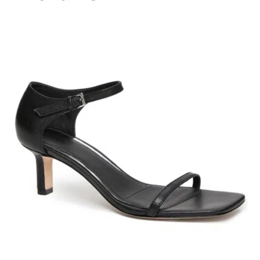 PAIGE Elin Ankle Strap Kitten Heel Sandals